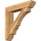 Ekena Millwork Balboa Slat Rough Sawn Bracket w/ Offset Brace, Western Red Cedar, 8"W x 38"D x 38"H BKT0806X38X38BOA06RWR - alternate 1